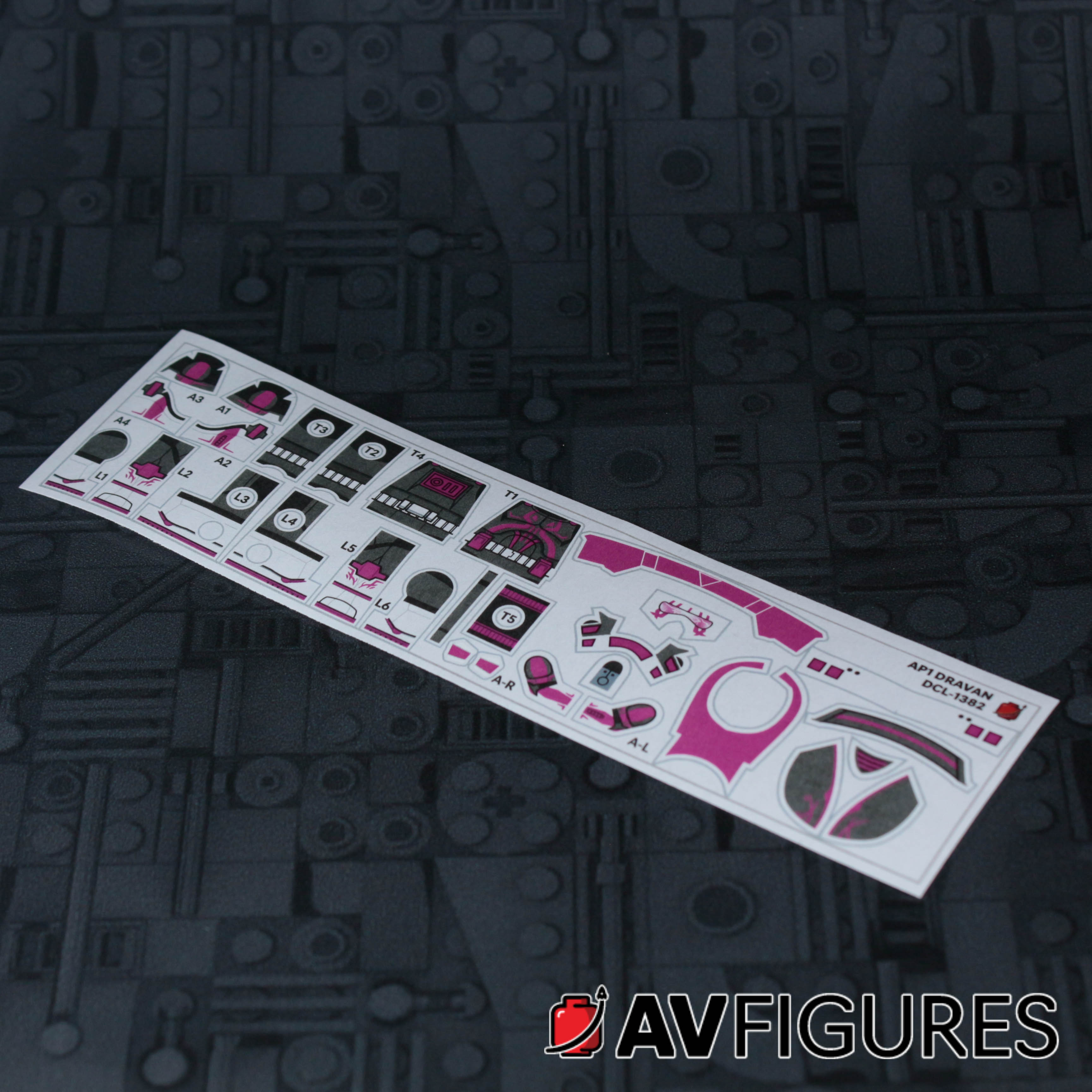 Dravan Decals - CryBricks Collaboration