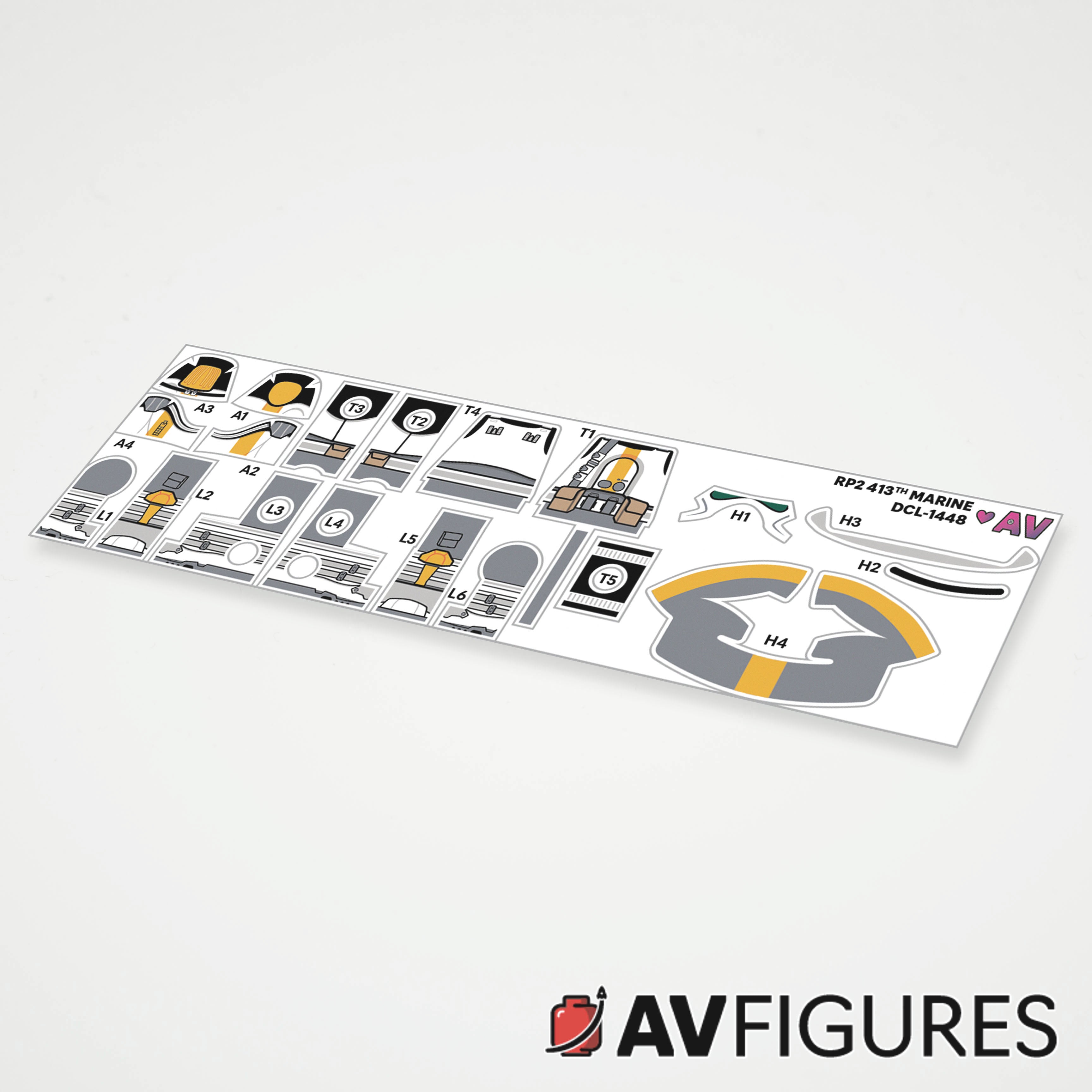 RP2 413th Marine Decals