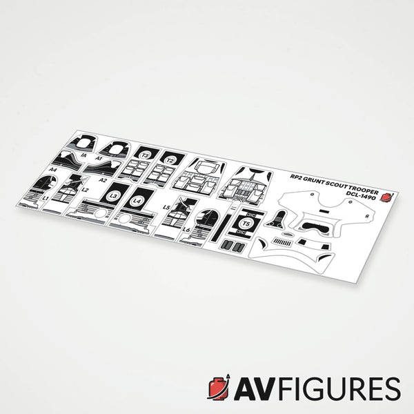 Plain Scout Trooper Decals