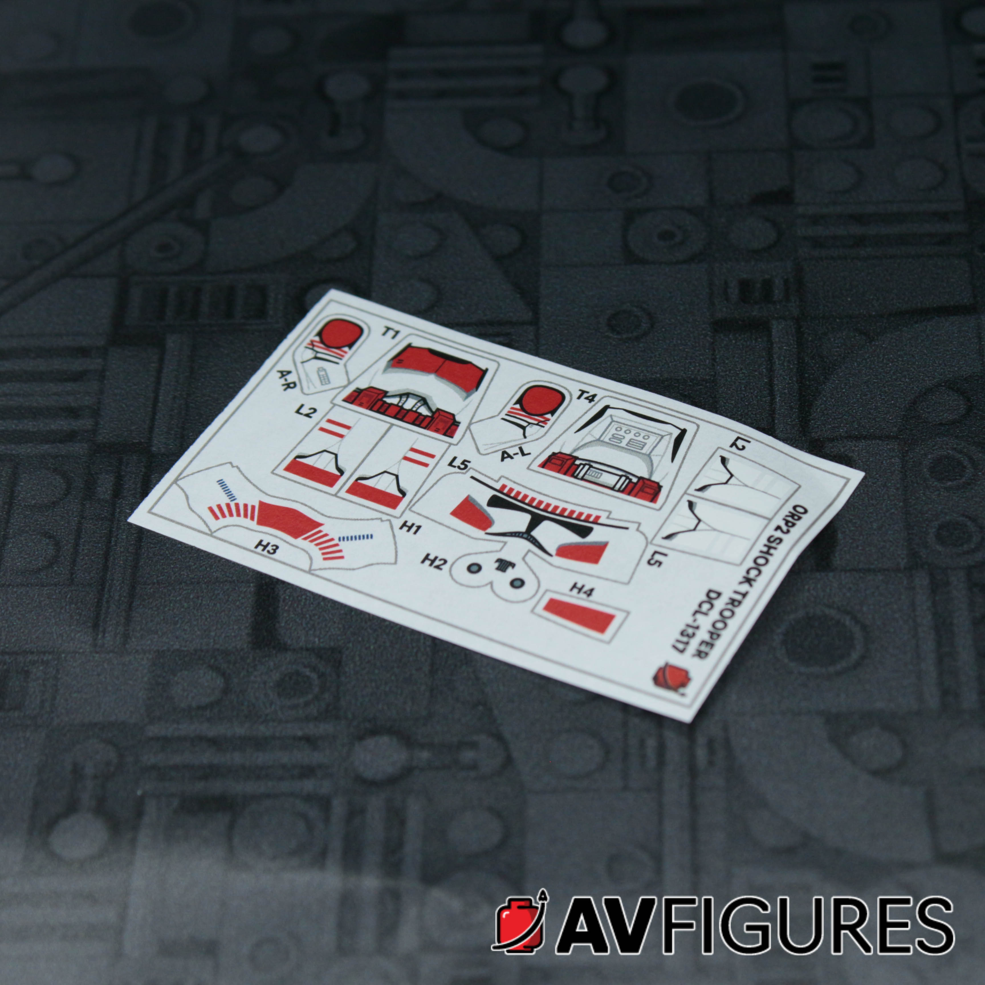 Official-style Shock Trooper Decals