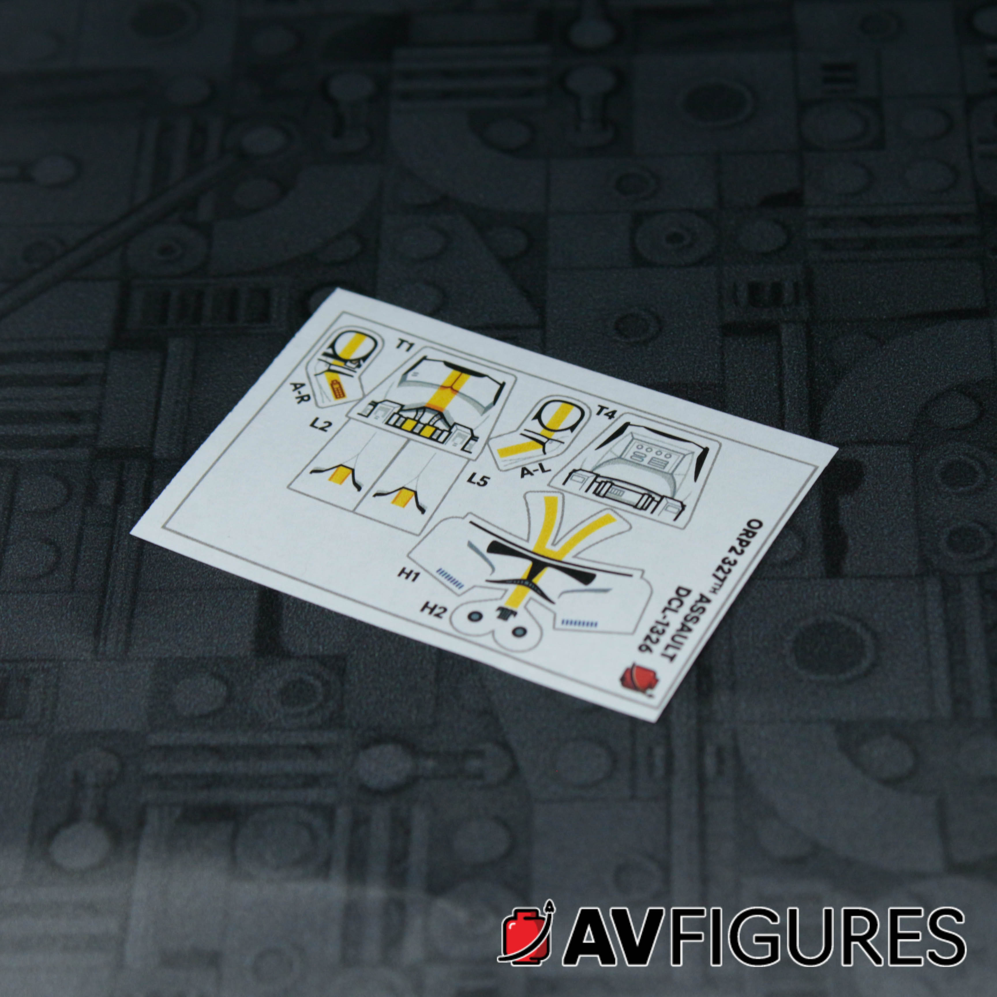 Official-style 327th Assault Decals